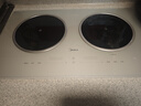 美的（Midea）電磁爐雙灶電磁灶家用3500W大功率電陶爐嵌入式可定時(shí)耐用大面板滑觸精控政府補貼ZDT3521Z 曬單實(shí)拍圖