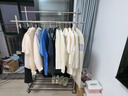 JCZS德國品牌不銹鋼晾衣架落地家用臥室掛衣架服裝店移動(dòng)衣服陳列架衣 【巨粗腿】長(cháng)100*高170單桿 大 曬單實(shí)拍圖