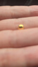 領(lǐng)豐金（LING FENG GOLD）AU9999黃金豆豆足金投資金豆子送女友送媽媽送小孩禮物儲備金擺件 5g 曬單實(shí)拍圖