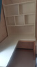 全友家居 原木奶油風(fēng)L型書(shū)桌書(shū)架組合臥室書(shū)房置物收納柜學(xué)習桌電腦桌 曬單實(shí)拍圖