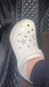 卡駱馳crocs檀健次同款復古洞洞鞋女鞋厚底老爹鞋小鯨魚(yú)洞洞鞋206302 骨白色-2Y2(含智必星) 38 (240mm) 曬單實(shí)拍圖