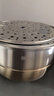 京東京造 蒸鍋 家用304不銹鋼湯鍋加厚燉蒸煮一體燃氣灶家用 雙層28cm 曬單實(shí)拍圖