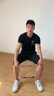啄木鳥(niǎo)冰絲七分褲男2025夏季薄款寬松運動(dòng)休閑直筒彈力速干透氣短褲子男 灰色+黑色 2XL【125-140斤】 曬單實(shí)拍圖