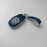 尚銳杰適用于24-25款專(zhuān)用賓利鑰匙包添越歐陸GT飛馳MULLINER手工車(chē)用鑰 淺藍色小牛皮 曬單實(shí)拍圖