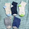頂瓜瓜100%襪子女純棉秋冬【10A抗菌吸汗防臭】純拼色無(wú)骨中筒女休閑襪 曬單實(shí)拍圖