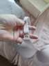 嫚熙（EMXEE）【新品】小漣漪哺乳文胸單扣前開(kāi)扣防下垂聚攏內衣 晚霞粉【7A抗菌防螨 】 M 曬單實(shí)拍圖