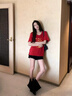 一寸相思2026福氣滿(mǎn)滿(mǎn)衣服紅色t恤上衣女時(shí)尚短袖純棉女裝新款爆款打底衫 新年紅-福氣滿(mǎn)滿(mǎn) XL (125-145斤） 曬單實(shí)拍圖