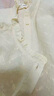 茵曼田園文藝繡花高級感襯衫秋季女通勤薄款上衣 淡香杏-18518197 M 曬單實(shí)拍圖