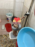 iuu寶寶站立洗澡神器嬰兒 小孩洗屁屁輔助器兒童防滑洗澡架洗澡盆 【高/寬度可調】免安裝-奶油灰 材質(zhì)：高端ABS原料，安全無(wú)異味 曬單實(shí)拍圖