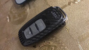 迪加倫 碳纖維 老奧迪智能A6L汽車(chē)鑰匙包 Q5 a4l A7 A8 鑰匙套鑰匙殼扣男士女 改裝 老奧迪智能-黑色碳纖維(單殼) 奧迪智能一鍵啟動(dòng)鑰匙專(zhuān)用 曬單實(shí)拍圖
