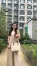 CinvaiKrose上課托特包女包2025新款大容量通勤單肩包包手提包生日禮物送女友 菱格米白【送女友老婆女生禮物走心實(shí)用】 曬單實(shí)拍圖