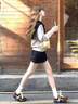 唐菓蜜連衣裙女秋冬季2025新款女裝韓系時(shí)尚百搭減齡慵懶風(fēng)小個(gè)子套裝裙 灰色上衣+披肩+牛仔短裙 M 曬單實(shí)拍圖