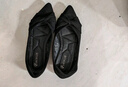 樸尼斯 Pounise 單鞋女韓版大碼船鞋平底柔軟 PQM-02 黑色 39/245(1.5)  曬單實(shí)拍圖