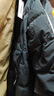 太平鳥男裝款羽絨服冬季過膝長款連帽保暖外套 黑色1（寬松) L  曬單實拍圖
