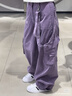 阿迪達斯 （adidas）Originals三葉草女子MULTI PKT PNT W純棉休閑梭織寬松運動(dòng)褲 KH1179 27 曬單實(shí)拍圖