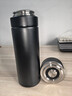 JRINKTEEA日本品牌一鍵速開(kāi)蓋保溫杯車(chē)載男士泡茶杯茶水分離喝茶杯辦公杯 JK72紳士黑500ml 曬單實(shí)拍圖