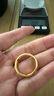 周六福黃金戒指5G足金亮面車(chē)花經(jīng)典幾何圖形彈性情侶對(duì)戒 計(jì)價(jià) 男戒20號(hào)-5.44g 曬單實(shí)拍圖