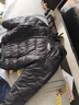 雪中飛童裝兒童輕薄羽絨服男童新款中大童女童薄款外套冬黑色160cm 曬單實(shí)拍圖
