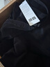 優(yōu)衣庫合作款/男裝女裝燈芯絨工裝褲/休閑褲褲子25秋冬新款479822 09 黑色 XL /180/96B 曬單實(shí)拍圖