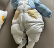 迷你巴拉巴拉三防羽絨連體衣嬰兒衣服寶寶小熊爬服男女童連體羽絨服加厚 曬單實(shí)拍圖