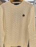 Teenie Weenie【新品專(zhuān)供】小熊男裝2025秋冬新品針織衫圓領(lǐng)絞花毛衣男女同款 象牙白 XL (180) 曬單實(shí)拍圖
