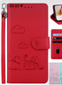 佩諾小米Redmi Note13手機殼翻蓋式彩繪磨砂13pro保護套全包內(nèi)軟殼防摔錢包插卡支架男女款花紋保護殼 同興【搭扣翻蓋小貓咪】酒紅色+手繩 紅米Note13/紅米note13Rpro/5G版 曬單實拍圖