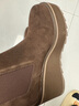 玖詩(shī)（JOOC）【自然游牧】JOOC玖詩(shī)磨砂真皮煙筒靴女2025秋冬新款切爾西靴8133 巧克力棕 37 曬單實(shí)拍圖