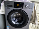 松下（Panasonic）全自動(dòng)滾筒洗衣機10KG家用大容量 BLDC變頻節能 泡沫凈 快速洗 XQG100-N1MT國家補貼 曬單實(shí)拍圖