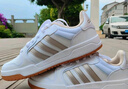 adidas ENTRAP美式校園風(fēng)低幫運動(dòng)板鞋少年感復古籃球鞋阿迪達斯 白/金色   38 曬單實(shí)拍圖