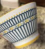 佩爾森（CERAMICS）北歐碗家用創(chuàng)意高腳米飯碗陶瓷釉下彩餐具復(fù)古小碗吃飯斗笠碗 5英寸碗混色6個(gè)裝 曬單實(shí)拍圖