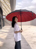慕妮薇德國超大雙層自動(dòng)雨傘加大加厚加固抗風(fēng)暴雨專(zhuān)用長(cháng)柄雙人三人男士 124CM氣質(zhì)黑【標準1-2人*10骨 】 曬單實(shí)拍圖