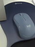 羅技（Logitech）M221 輕音鼠標 無(wú)線(xiàn)鼠標 辦公鼠標 對稱(chēng)鼠標 帶無(wú)線(xiàn)微型接收器 霧靄藍 曬單實(shí)拍圖