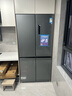 美的（Midea）571升純平全嵌字十字四開(kāi)門(mén)底部散熱一級能效變頻大容量智能冰箱BCD-571WUSPZM(E)幻影砂國家補貼 曬單實(shí)拍圖