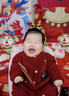 G.duck新生嬰兒衣服開(kāi)春外出服男寶寶春裝針織連體衣嬰幼兒毛衣嬰童哈衣 紅色寶寶單層爬服 73cm (建議14-17斤) 曬單實(shí)拍圖