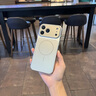 金恒適用iphone17promax磁吸手機殼新款磨砂玻璃蘋果17pro鏡頭全包防摔保護套超薄17高檔男簡約女硬殼 【星宇橙】大視窗-細(xì)圈磁吸-磨砂玻璃殼 iPhone 17 Pro Max 曬單實拍圖