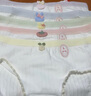 FitonTon5條裝內褲女純棉10A抑菌女士?jì)妊澲醒蓯?ài)少女初中生青春期三角褲 曬單實(shí)拍圖