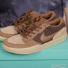 耐克男女透氣平底滑板鞋冬季情侶翻毛皮NIKE SB FORCE 58 DV5477 201巴洛克棕/苔蘚木棕/杏茶色 44 曬單實(shí)拍圖
