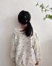 瑪米瑪卡（MOMOCO）女童秋裝兒童衛衣甜美滿(mǎn)印衛衣 滿(mǎn)印 130 曬單實(shí)拍圖