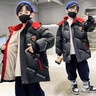 G.DUCKKIDS小黃鴨童裝男童棉服冬季兒童棉衣冬裝加厚兔毛外套保暖上衣小學(xué)生 黑色 150 建議140-150cm11-12歲cm 曬單實(shí)拍圖