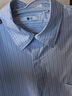 優(yōu)衣庫合作款/男女裝寬松條紋襯衫/長(cháng)袖襯衣休閑25秋冬新款481391 63 天藍色 M /170/92A 曬單實(shí)拍圖