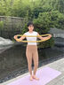萬(wàn)凱彈簧呼啦圈初學(xué)者軟體呼啦圈加重減肥不傷腰女瘦肚子健身收腹神器 運動(dòng)黃(針織軟體全包不傷腰） 曬單實(shí)拍圖