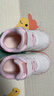 泰蘭尼斯冬季學(xué)步鞋加絨保暖男寶寶鞋子女童嬰兒鞋軟底機能鞋白/粉24 曬單實(shí)拍圖