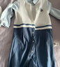 戴維貝拉（DAVE＆BELLA）嬰兒衣服男寶寶連體衣新生兒洋氣爬服2024秋裝外出哈衣 曬單實(shí)拍圖