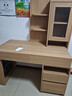 全友家居 原木風(fēng)電腦桌書(shū)桌書(shū)柜書(shū)架一體組合臥室書(shū)房辦公學(xué)習化妝桌 曬單實(shí)拍圖