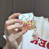 衛(wèi)辭適用蘋果 AirPods Pro3保護殼ins趣味可愛卡通星星小人無線藍牙小眾新品耳機套帶掛件硅膠軟殼透明 圍邊星星人【曲邊耳機套+掛件】 曬單實拍圖