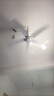 鉆石牌吊扇家用客廳商用鐵葉宿舍工業(yè)吊式電風(fēng)扇餐廳大風(fēng)力56寸1.4米工廠(chǎng)車(chē)間學(xué)校三葉48寸1.2米老式吸頂 銅芯56寸白色五葉大機頭（五檔） 曬單實(shí)拍圖