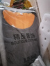 2025冬新款中老年修身風(fēng)無(wú)袖背心坎肩潮流簡(jiǎn)約百搭加絨加厚短袖男 深灰色-A022加絨馬甲 2XL 曬單實(shí)拍圖