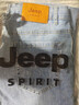 JEEP SPIRIT吉普牛仔褲男秋季韓版褲子男士直筒休閑褲微彈男褲 藍色 32 曬單實(shí)拍圖