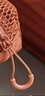 無(wú)印良品（MUJI）再生聚酯纖維 立體網(wǎng)眼袋 橙色 約16x11x5cm 曬單實(shí)拍圖