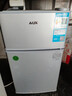 奧克斯小冰箱家用小型迷你冷藏冷凍兩用出租房宿舍用節能省電寢室辦公室電冰箱 【熱賣(mài)款 升級凈化去味】22A126DW銀 曬單實(shí)拍圖
